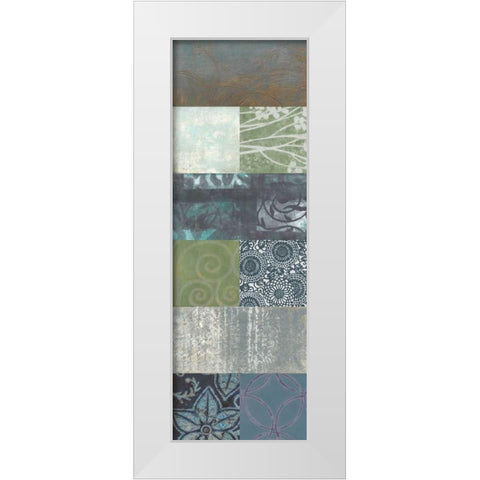 Zen Panel II White Modern Wood Framed Art Print by Vision Studio