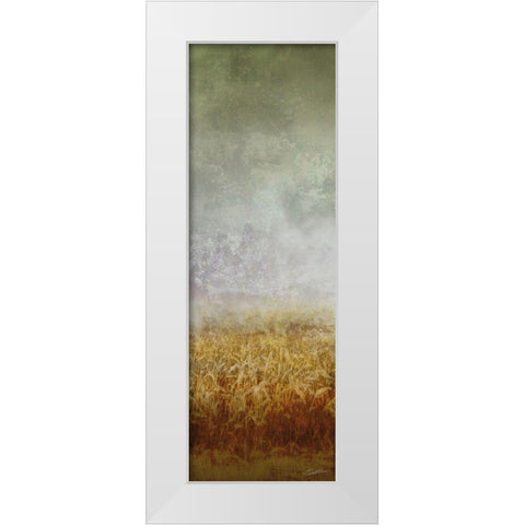 Lush Field I White Modern Wood Framed Art Print by Butler, John