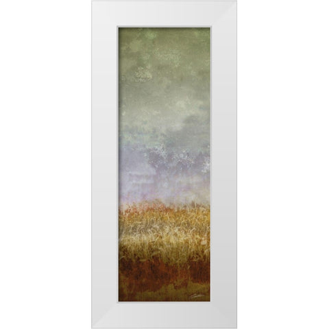 Lush Field II White Modern Wood Framed Art Print by Butler, John