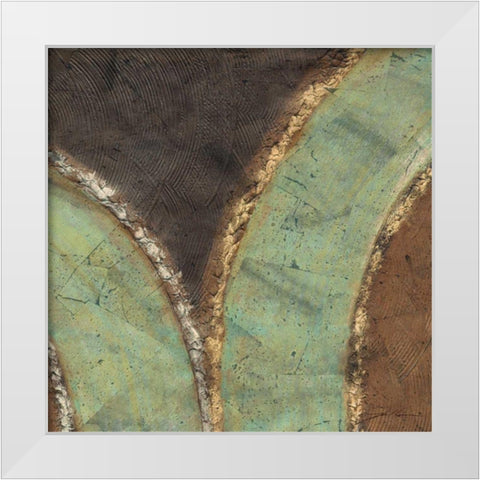 Pathways II White Modern Wood Framed Art Print by Higby, Jason