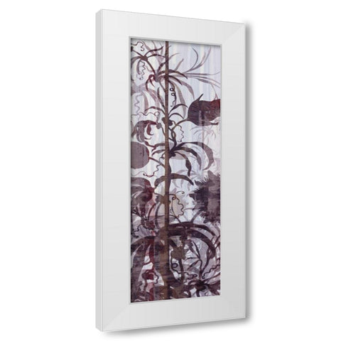 Climbers I White Modern Wood Framed Art Print by Burghardt, James