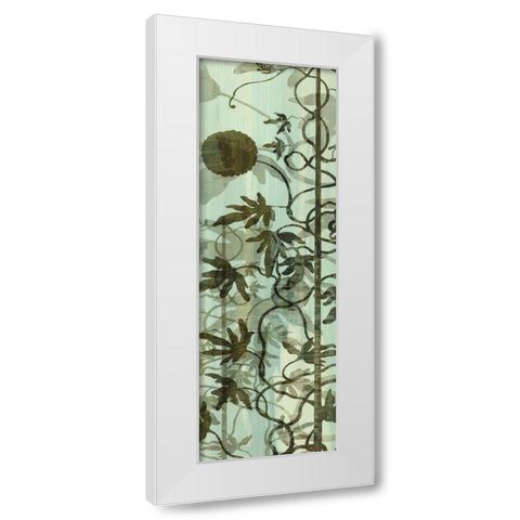 Climbers IV White Modern Wood Framed Art Print by Burghardt, James