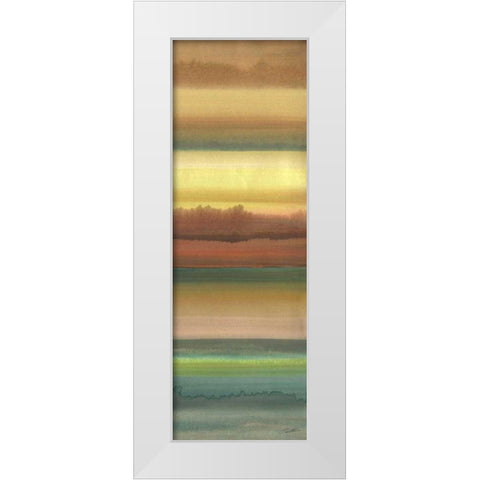 Ambient Sky II White Modern Wood Framed Art Print by Butler, John