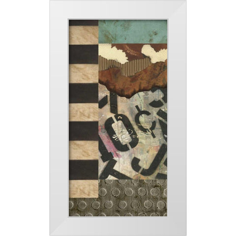Urban Mix I White Modern Wood Framed Art Print by Higby, Jason