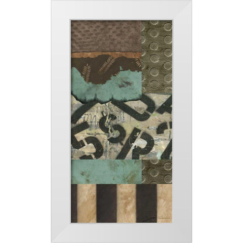 Urban Mix II White Modern Wood Framed Art Print by Higby, Jason