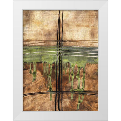 Expanse II White Modern Wood Framed Art Print by Higby, Jason
