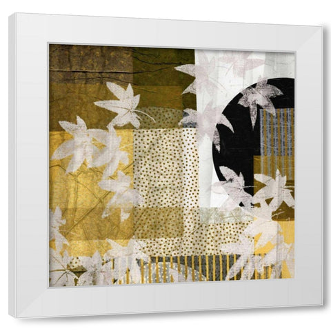 Gold Rush I White Modern Wood Framed Art Print by Butler, John