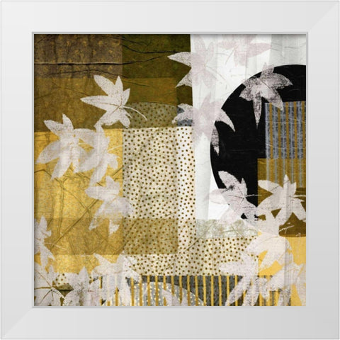 Gold Rush I White Modern Wood Framed Art Print by Butler, John