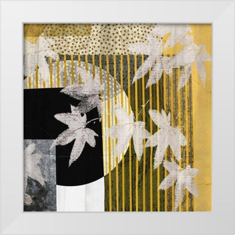 Gold Rush II White Modern Wood Framed Art Print by Butler, John
