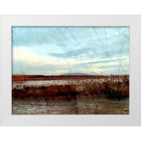 Morning Calm II White Modern Wood Framed Art Print by Harrington, Danielle
