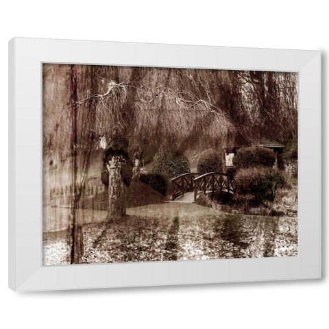 Constant I White Modern Wood Framed Art Print by Harrington, Danielle