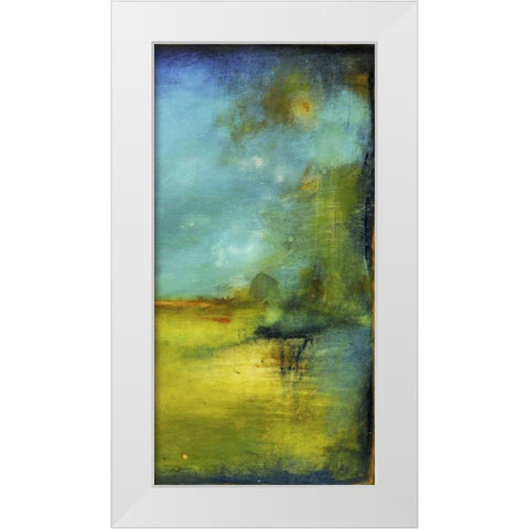 Midnight Jewel II White Modern Wood Framed Art Print by Ashley, Erin