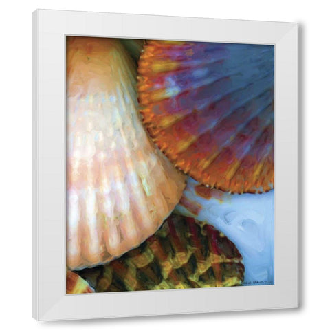 Shell Extraction IV White Modern Wood Framed Art Print by Henry, Lola