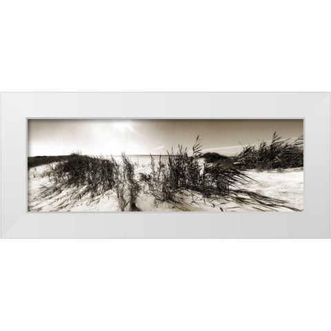 The Wind in the Dunes I White Modern Wood Framed Art Print by Bay, Noah
