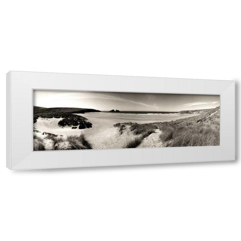 The Wind in the Dunes II White Modern Wood Framed Art Print by Bay, Noah
