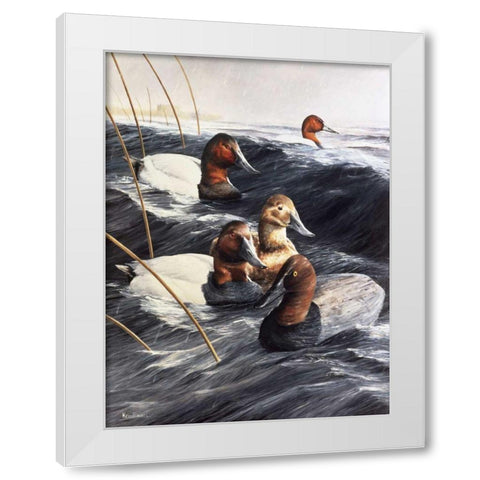 The Lost Decoy White Modern Wood Framed Art Print by Daniel, Kevin