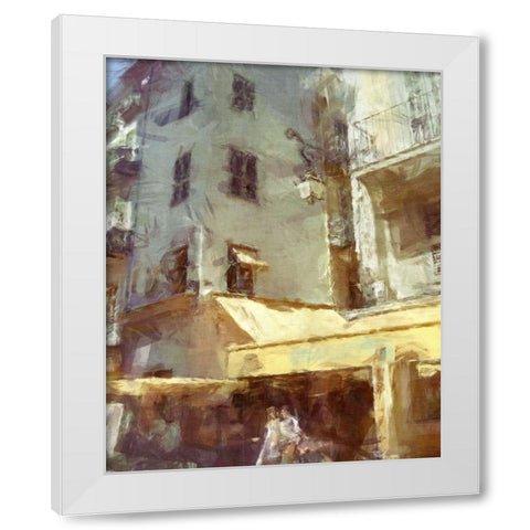 Brasserie I White Modern Wood Framed Art Print by Bay, Noah