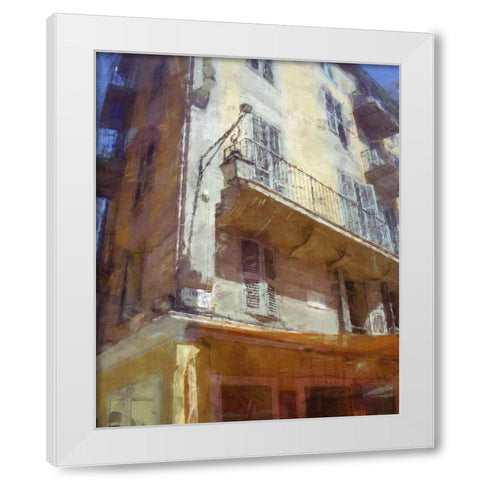 Brasserie II White Modern Wood Framed Art Print by Bay, Noah