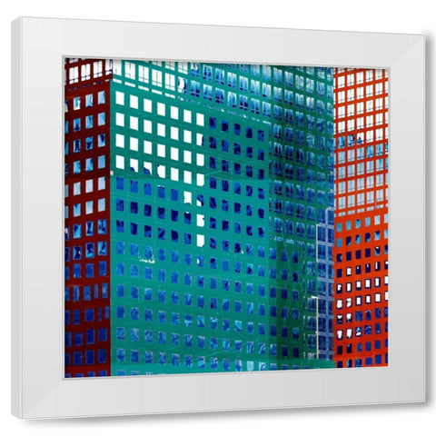Bright City I White Modern Wood Framed Art Print by Robinson, Emily