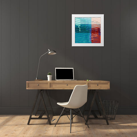 Bright City II White Modern Wood Framed Art Print by Robinson, Emily