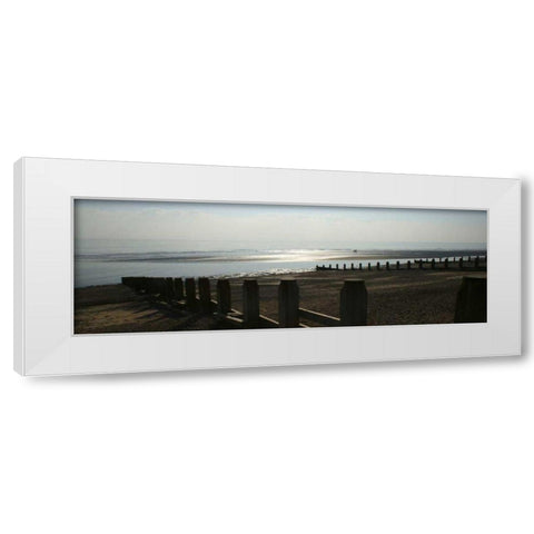 Beach Study II White Modern Wood Framed Art Print by Bay, Noah