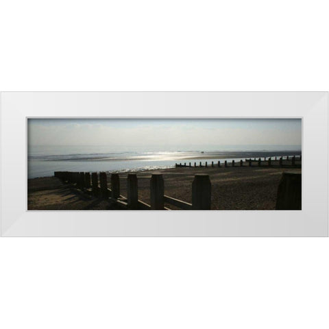 Beach Study II White Modern Wood Framed Art Print by Bay, Noah