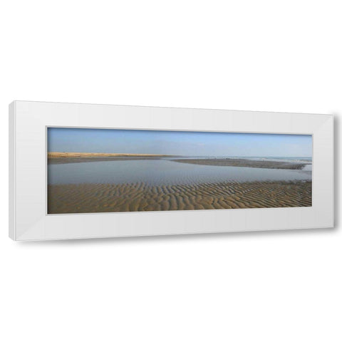 Beach Study III White Modern Wood Framed Art Print by Bay, Noah