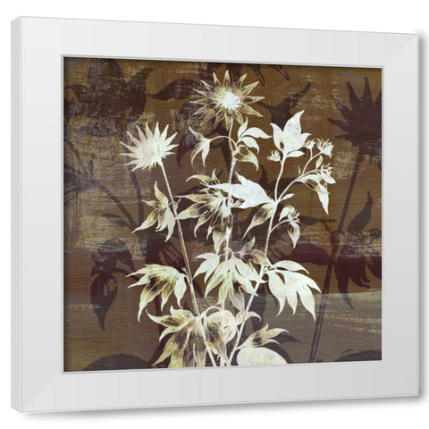 Prairie Mix II White Modern Wood Framed Art Print by Butler, John