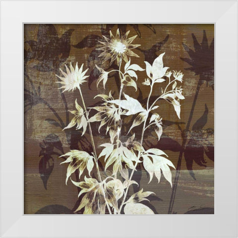 Prairie Mix II White Modern Wood Framed Art Print by Butler, John