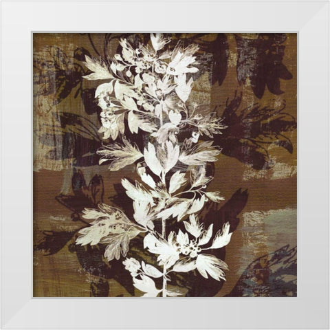 Prairie Mix III White Modern Wood Framed Art Print by Butler, John