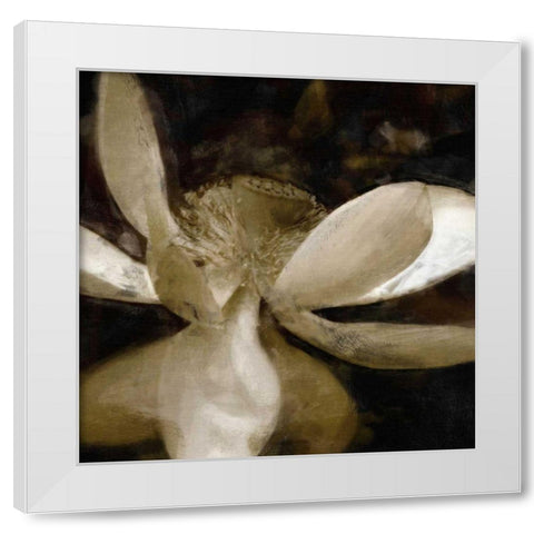 Bronze Lily VI White Modern Wood Framed Art Print by Bay, Noah