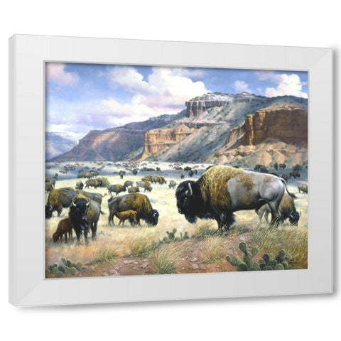 Goodnights Legacy White Modern Wood Framed Art Print by Sorenson, Jack