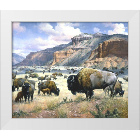 Goodnights Legacy White Modern Wood Framed Art Print by Sorenson, Jack