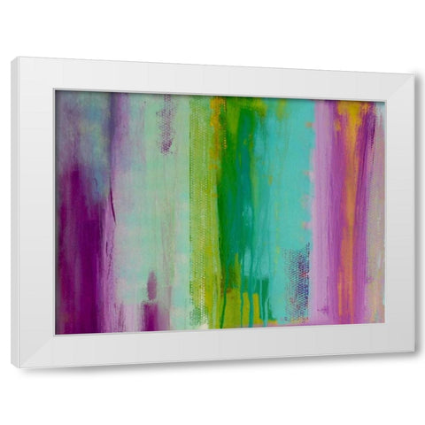 Spring Stream I White Modern Wood Framed Art Print by Ashley, Erin