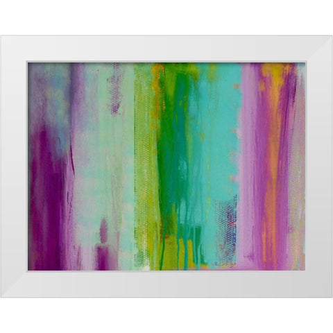 Spring Stream I White Modern Wood Framed Art Print by Ashley, Erin