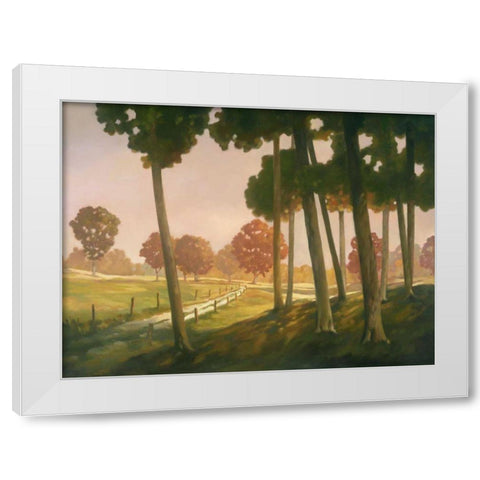 Morning Light II White Modern Wood Framed Art Print by Reynolds, Graham