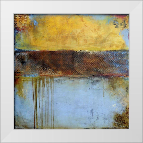 Crossroad 44 White Modern Wood Framed Art Print by Ashley, Erin