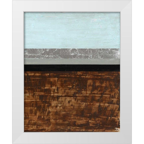 Textured Light II White Modern Wood Framed Art Print by Avondet, Natalie