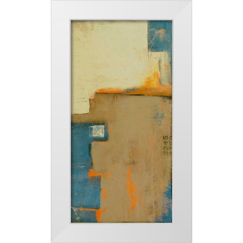 Backward Mile II White Modern Wood Framed Art Print by Ashley, Erin