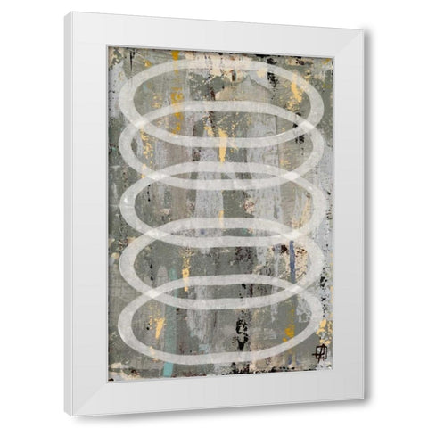 Double Nested Spring White Modern Wood Framed Art Print by Avondet, Natalie