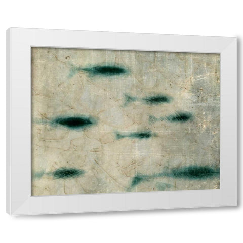 New School I White Modern Wood Framed Art Print by Vision Studio