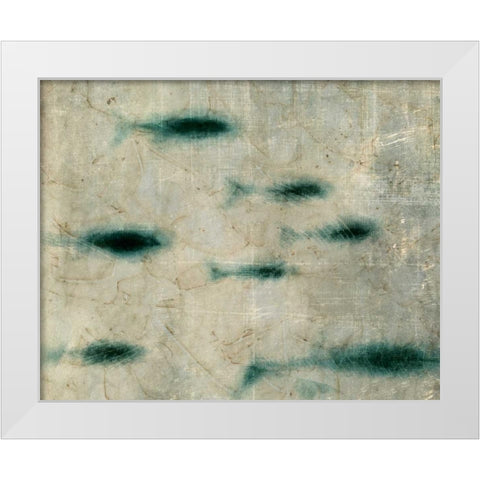New School I White Modern Wood Framed Art Print by Vision Studio