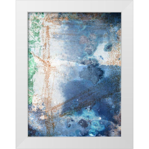 Ice Age II White Modern Wood Framed Art Print by Archie, K.