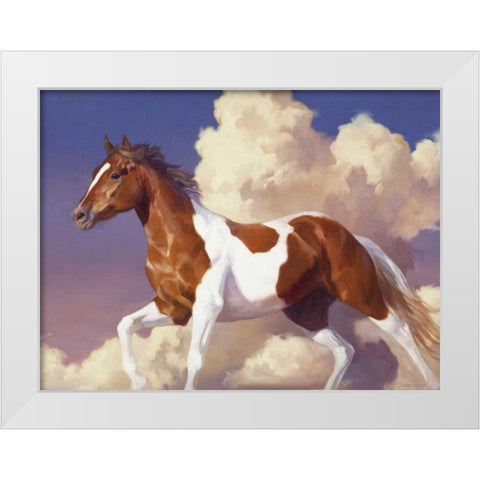 Flight without Wings White Modern Wood Framed Art Print by Chapman, Julie T.