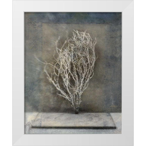 Desert Form III White Modern Wood Framed Art Print by Ray, Elena