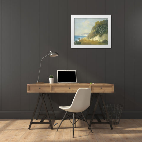Northern Shore I White Modern Wood Framed Art Print by Reynolds, Graham