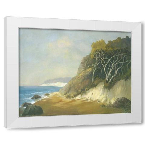 Northern Shore I White Modern Wood Framed Art Print by Reynolds, Graham