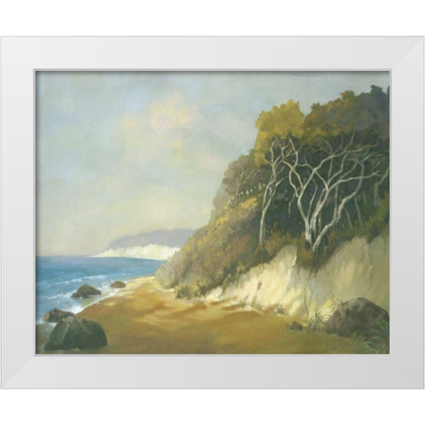 Northern Shore I White Modern Wood Framed Art Print by Reynolds, Graham