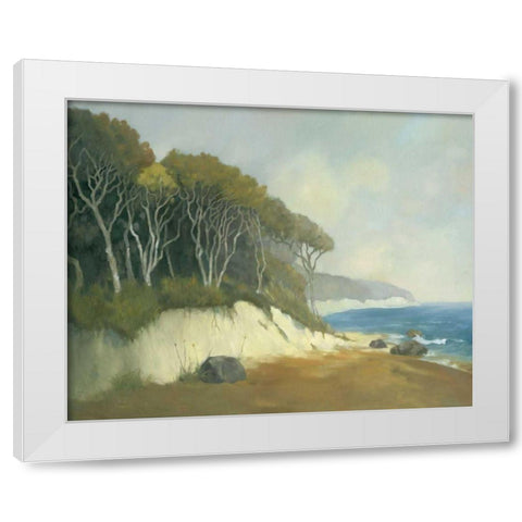 Northern Shore II White Modern Wood Framed Art Print by Reynolds, Graham