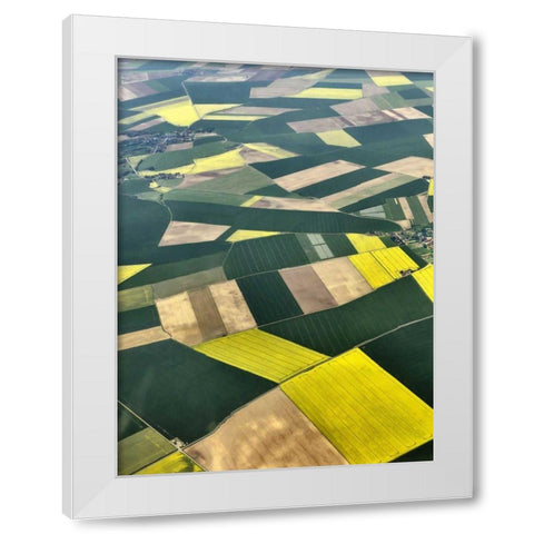 Approaching Paris I White Modern Wood Framed Art Print by Chester, Colby